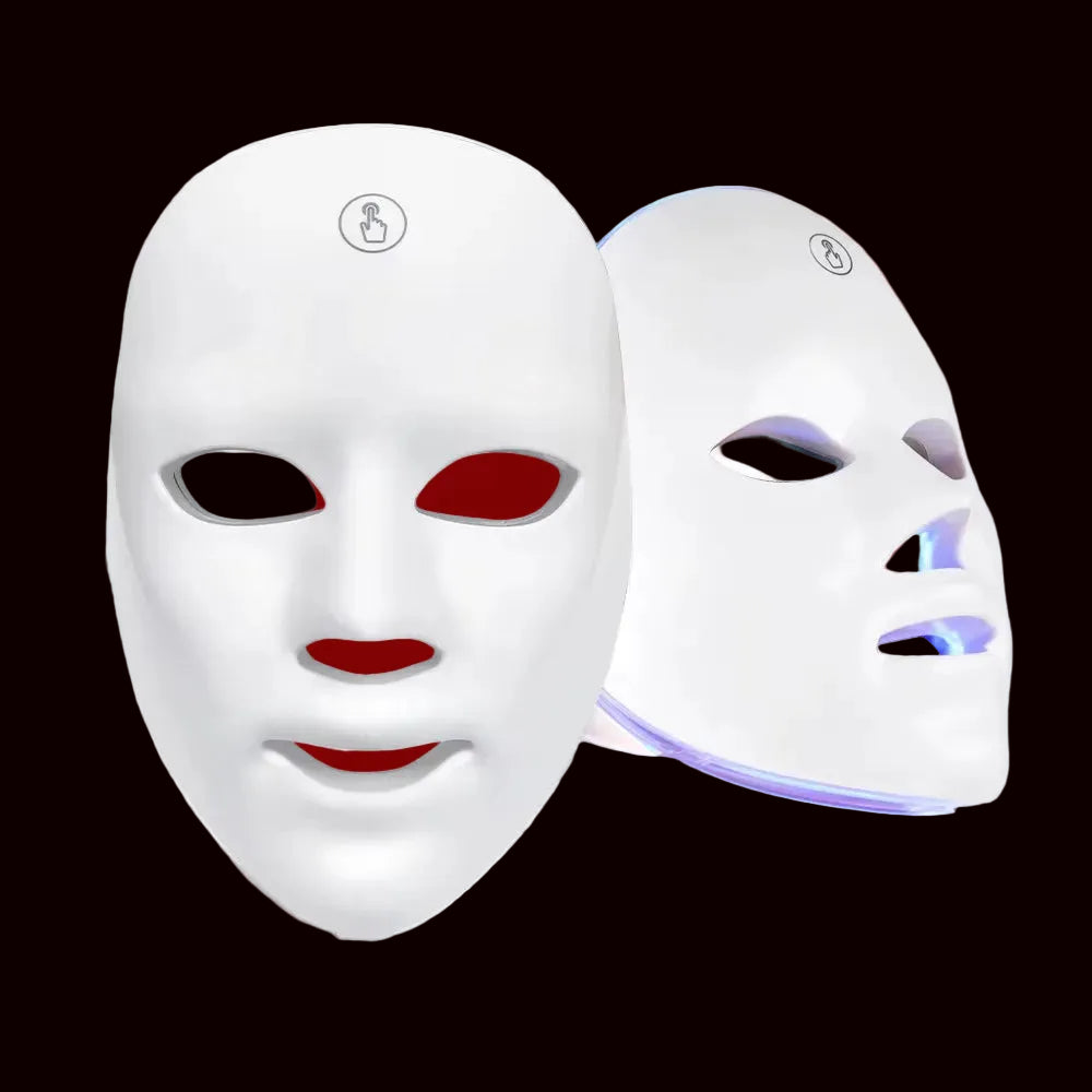 Revitalize Your Skin with the 7-Color LED Red Light Therapy Facial Mask - Advanced Photon Technology for Skin Rejuvenation and Tightening